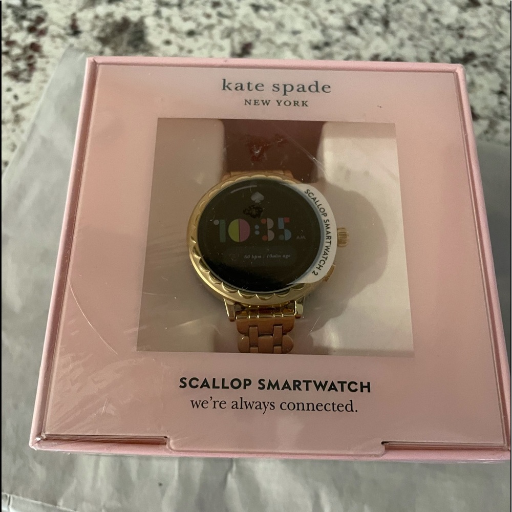 Kate spade scallop gold bracelet watch
